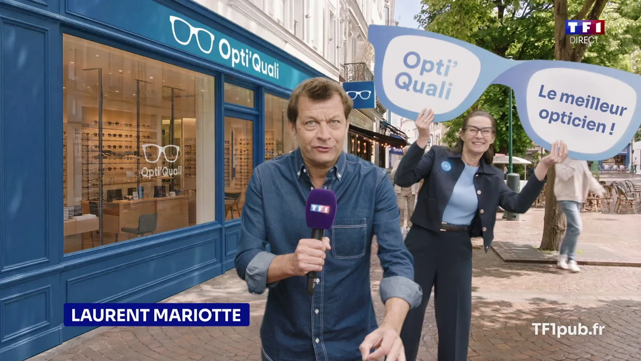 Film OPTI’QUALI avec Laurent Mariotte, produit par Belinda Media pour TF1 AdManager